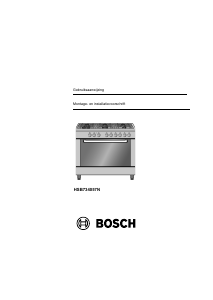 Handleiding Bosch HSB734057N Fornuis