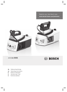 Manual Bosch TDS1601 Sensixx Iron