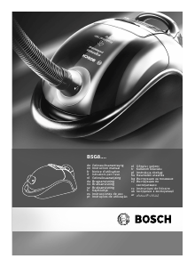 Kullanım kılavuzu Bosch BSG82425 Elektrikli süpürge