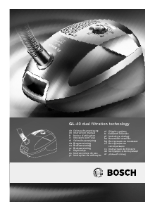 Kullanım kılavuzu Bosch BSGL42080 Elektrikli süpürge
