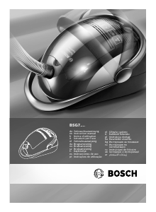 Brugsanvisning Bosch BSG72212 Støvsuger