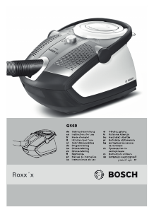 Manual Bosch BGS62232 Roxxx Vacuum Cleaner