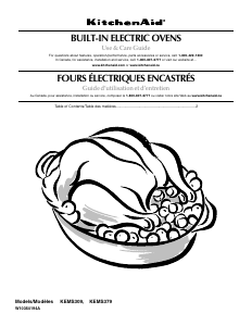 Manual KitchenAid KEMS309BSS Architect Oven