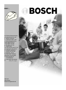 Manual de uso Bosch BSG72077 Aspirador