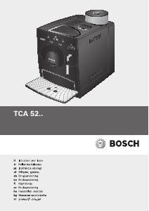 Brugsanvisning Bosch TCA5201 Espressomaskine