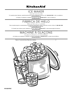 Manual de uso KitchenAid KUIC15POZP Máquina de hacer hielo