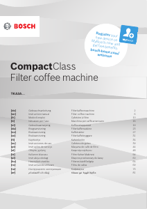 Manual Bosch TKA3A014 CompactClass Coffee Machine