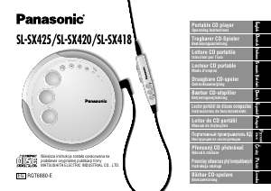 Bedienungsanleitung Panasonic SL-SX425EG Discman