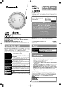 Handleiding Panasonic SL-SX320PY Discman