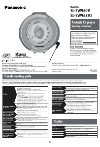 Handleiding Panasonic SL-SW960VPC Discman