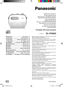 Bedienungsanleitung Panasonic SL-PH660 Discman