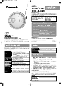 Manual Panasonic SL-SX320 Discman