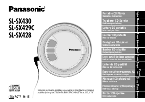 Manuál Panasonic SL-SX430 Diskmen