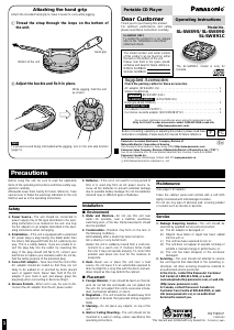 Handleiding Panasonic SL-SW895 Discman