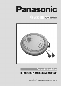 Návod Panasonic SL-SX315 Discman