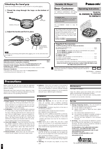 Manual Panasonic SL-SW880 Discman