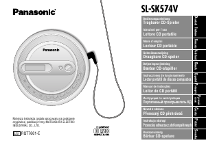 Manual de uso Panasonic SL-SK574V Discman