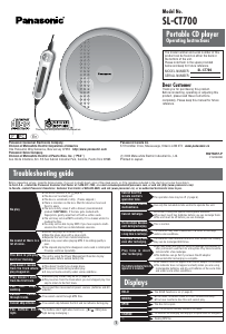 Handleiding Panasonic SL-CT700P Discman