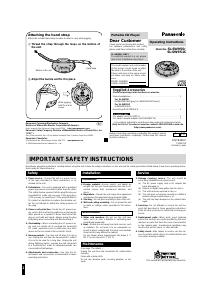 Manual Panasonic SL-SW951CPC Discman