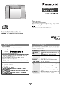 Manual Panasonic RC-CD350 CD Player
