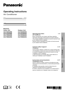 Manual de uso Panasonic CU-FZ25UKE Aire acondicionado