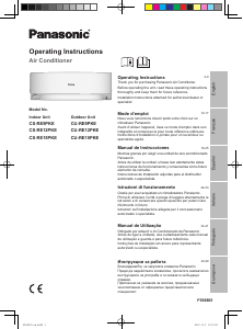 Manuale Panasonic CU-RE12PKE Condizionatore d’aria
