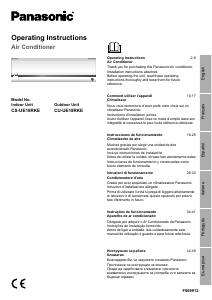 Manual Panasonic CU-UE18RKE Air Conditioner