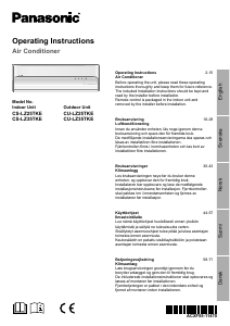 Käyttöohje Panasonic CU-LZ35TKE Ilmastointilaite