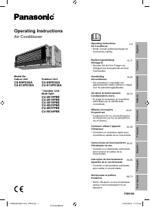 Handleiding Panasonic CU-E9PD3EA Airconditioner