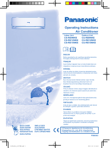 Наръчник Panasonic CU-RE9NKE Климатик