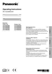Manual de uso Panasonic CU-FZ60UKE Aire acondicionado