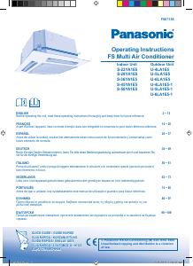 Manual Panasonic S-22YA1E5 Air Conditioner