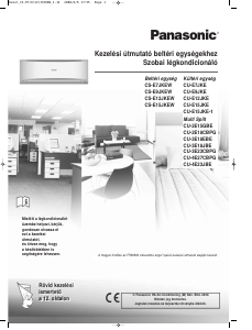 Használati útmutató Panasonic CU-E9JKE Légkondicionáló berendezés