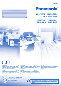 Bruksanvisning Panasonic CU-HE12JKE Klimaanlegg