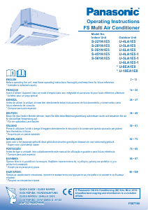 Manuale Panasonic U-10EA1E8 Condizionatore d’aria