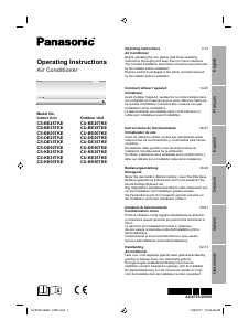 Manual Panasonic CU-DE50TKE Air Conditioner
