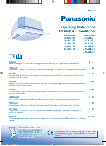 Manuale Panasonic U-5LA1E5 Condizionatore d’aria