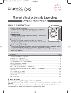 Mode d’emploi Daewoo DWD-F2012 Lave-linge