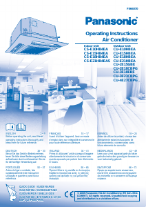 Handleiding Panasonic CU-E21HBEA Airconditioner