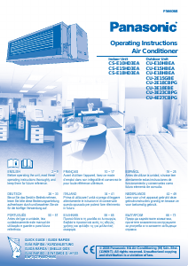 Manuale Panasonic CU-E10HBEA Condizionatore d’aria