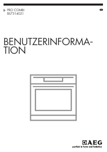 Bedienungsanleitung AEG BS7314021M Backofen