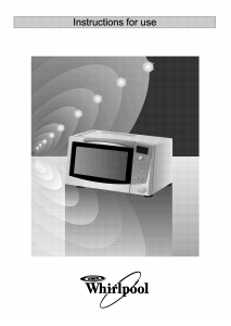 Manual Whirlpool MT 228/Noir Microwave