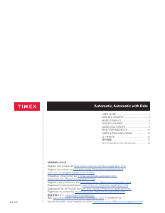 Mode d’emploi Timex TW2T69600ZV Waterbury Montre