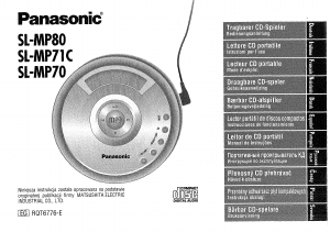 Handleiding Panasonic SL-MP80EG Discman