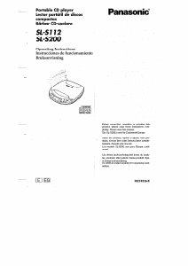 Manual de uso Panasonic SL-S112 Discman