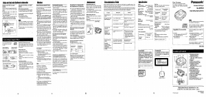 Manual Panasonic SL-SW404 Discman