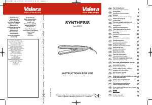 Manual de uso Valera Synthesis Plancha de pelo