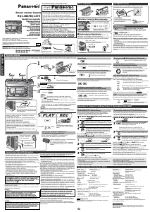 Instrukcja Panasonic RQ-L470 Magnetofon kasetowy