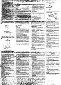 Manuale Panasonic RQ-P41 Registratore a cassette