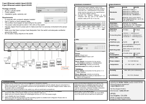 Manual Upvel US-8G Switch